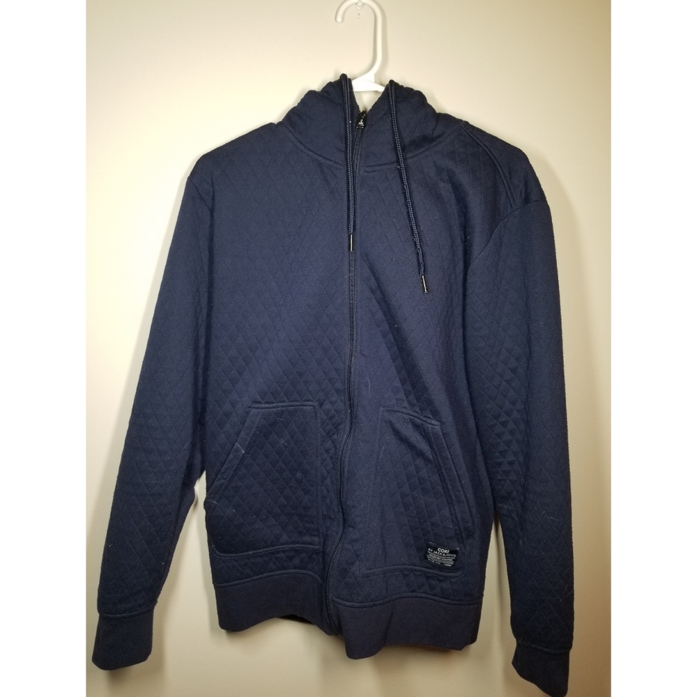 CORE BY JACK & JONES FULL ZIP UP HOODIE JACKET